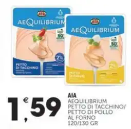 Crai AIA Aequilibrium petto di tacchino petto di pollo al forno offerta