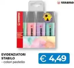 Mercatò Big Evidenziatori stabilo offerta