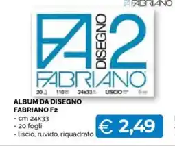 Mercatò Big Album da disegno fabriano f2 offerta