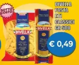 Supermercato Papale Divella pasta f.ti classici offerta