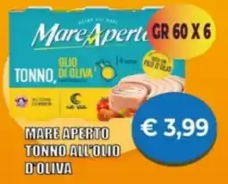 Supermercato Papale Mare aperto tonno all'olio d'oliva offerta
