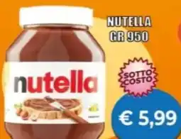 Supermercato Papale Nutella offerta