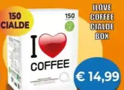 Supermercato Papale I love coffee cialde box offerta