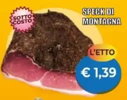 Supermercato Papale Speck di montagna offerta