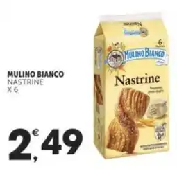 Crai MULINO BIANCO nastrine x 6 offerta