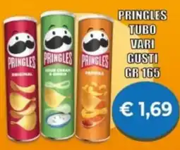 Supermercato Papale Pringles tubo vari gusti offerta