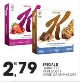 Crai SPECIAL K Barrette vari gusti varie grammature offerta