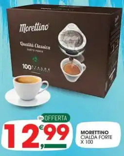 Crai MORETTINO Cialda forte x 100 offerta