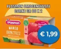 Supermercato Papale Plasmon omogeneizzati carne offerta