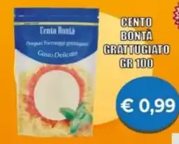 Supermercato Papale Cento bonta grattugiato offerta