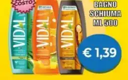 Supermercato Papale Vidal bagno schiuma offerta
