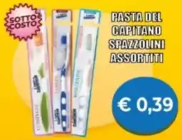 Supermercato Papale Pasta del capitano spazzolini assortiti offerta