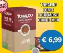 Supermercato Papale Toraldo forte e cremoso cialde x 50 offerta