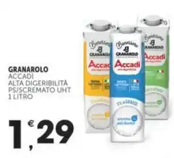 Crai GRANAROLO ACCADI Alta digeribilità ps/scremato uht offerta