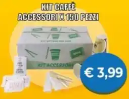 Supermercato Papale Kit caffe accessori x 150 pezzi offerta