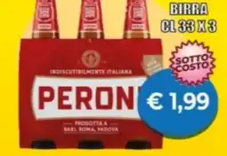 Supermercato Papale Peroni birra offerta