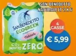 Supermercato Papale San benedetto naturale offerta