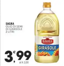 Crai SAGRA Olio di semi di girasole offerta
