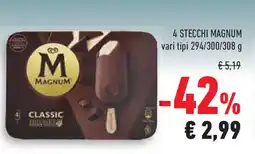 Conad Superstore 4 stecchi magnum offerta
