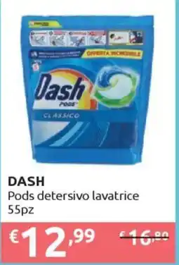 Ipersoap DASH Pods detersivo lavatrice 55pz offerta