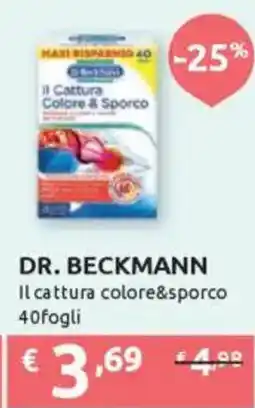Ipersoap DR. BECKMANN Il cattura colore&sporco 40fogli offerta