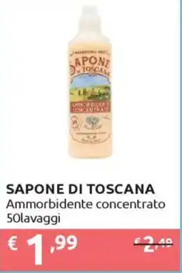 Ipersoap SAPONE DI TOSCANA Ammorbidente concentrato 50lavaggi offerta