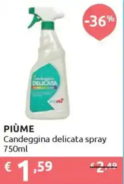 Ipersoap PIÙME Candeggina delicata spray offerta