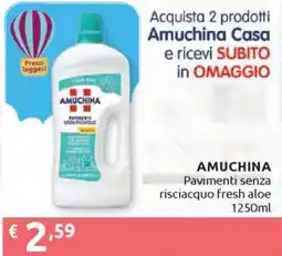 Ipersoap AMUCHINA Pavimenti senza risciacquo fresh aloe offerta