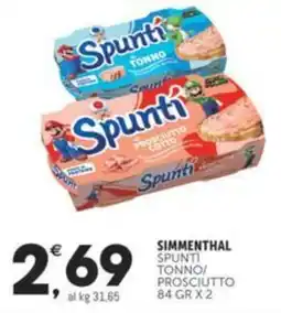 Crai SIMMENTHAL Spunti tonno/ prosciutto offerta