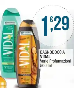 Sidis mini BAGNODOCCIA VIDAL Varie Profumazioni offerta