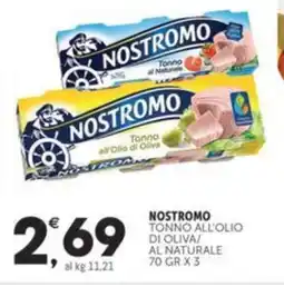 Crai NOSTROMO Tonno all'olio di oliva/ al naturale offerta