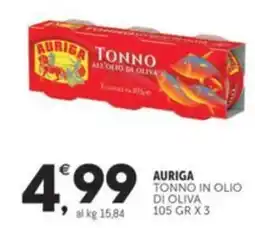 Crai AURIGA tonno in olio di oliva offerta