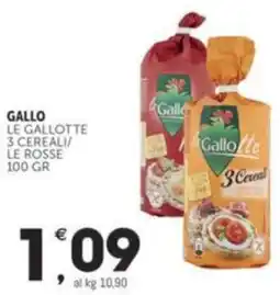 Crai GALLO Le gallotte 3 cereali/ le rosse offerta