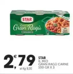 Crai STAR il mio gran ragu carne offerta