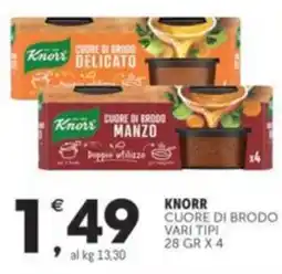 Crai KNORR Cuore di brodo vari tipi offerta
