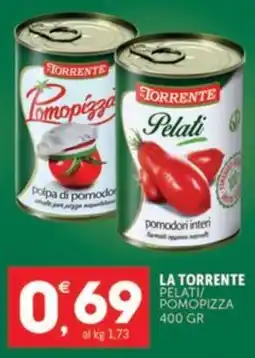 Crai LA TORRENTE Pelati pomopizza offerta