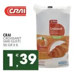 Crai CRAI Croissant vari gusti offerta