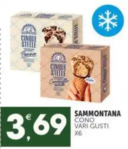 Crai SAMMONTANA Cono vari gusti x 6 offerta