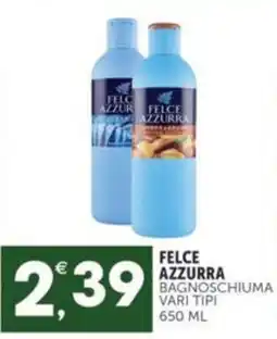 Crai FELCE AZZURRA bagnoschiuma vari tipi offerta