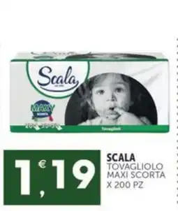 Crai SCALA Tovagliolo maxi scorta pz offerta