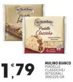 Crai MULINO BIANCO piadelle classiche/ integrali offerta