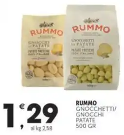 Crai RUMMO gnocchetti/ gnocchi patate offerta