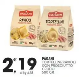 Crai PAGANI Tortellini/ravioli con prosciutto crudo offerta
