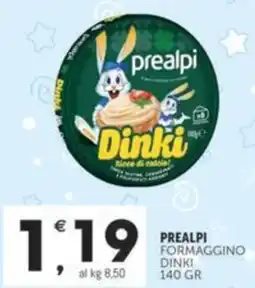 Crai PREALPI Formaggino Dinki offerta