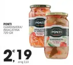 Crai PONTI Giardiniera/ insalatina offerta