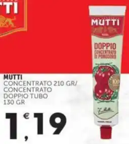 Crai MUTTI Concentrato concentrato doppio tubo offerta