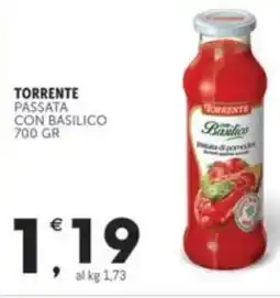 Crai TORRENTE Passata con basilico offerta
