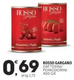 Crai ROSSO GARGANO datterini/ pomodorini offerta