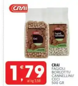 Crai CRAI Fagioli borlotti/ cannellini/ CECI offerta