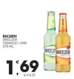 Crai Bacardi breezer orange/lime offerta